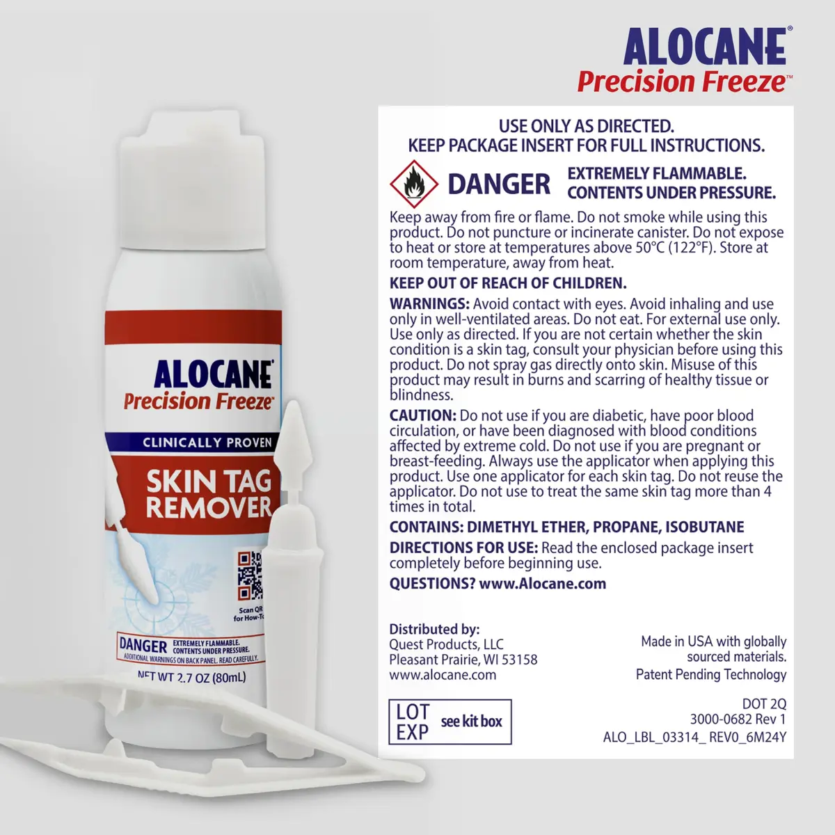 Alocane Skin Tag Removal Kit with 12 Precision Applicators | FDA-Cleared Cryotherapy for Safe Home Use - view 8