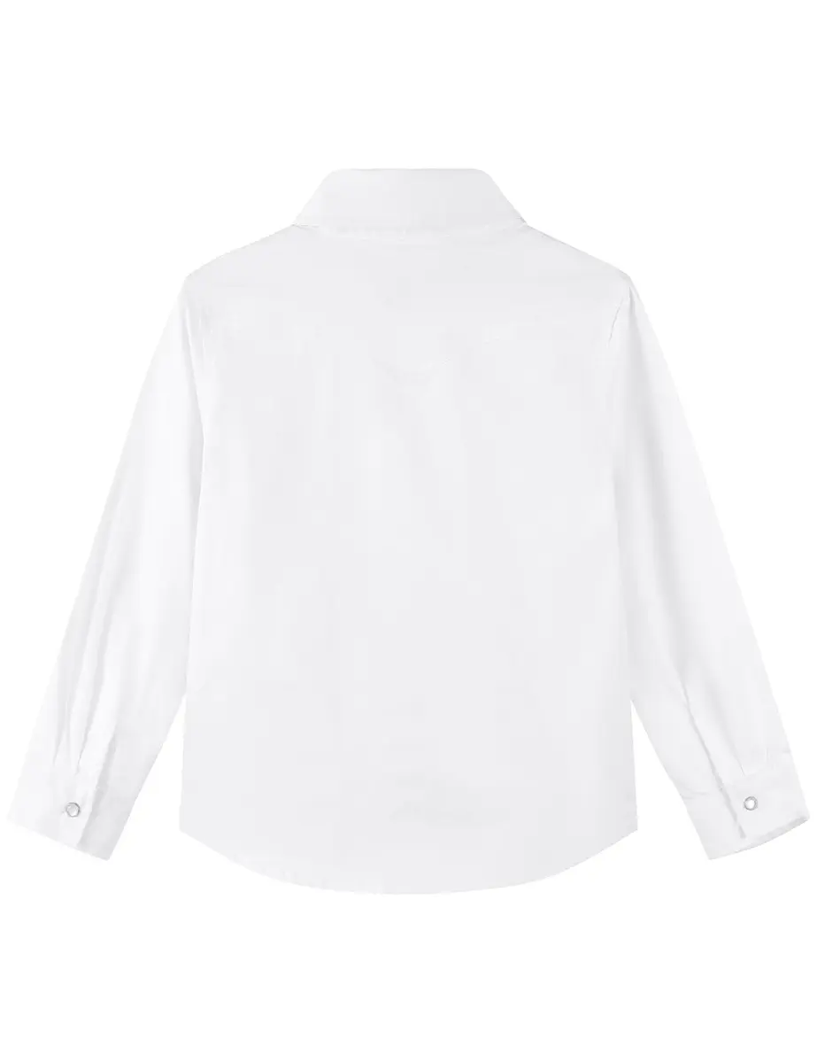 Noomelfish Girls Button-Down Western Shirt 9-10Y | Cowgirl Long Sleeve Cotton - view 7