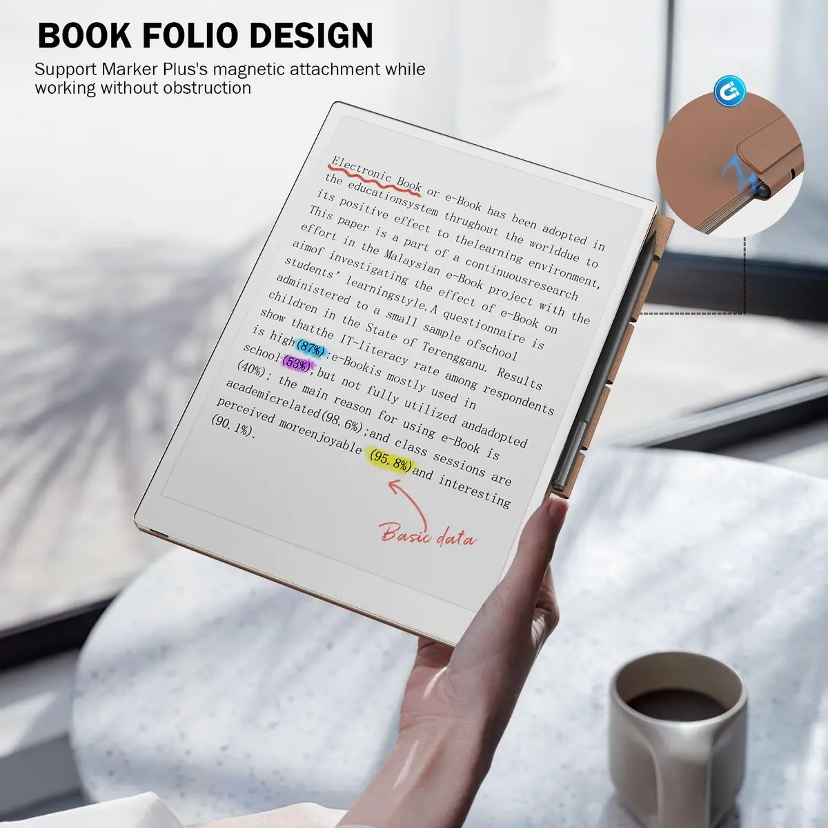 MoKo Case for Remarkable Paper Pro 2024 11.8" | Auto Wake/Sleep & Slim Fit - view 6