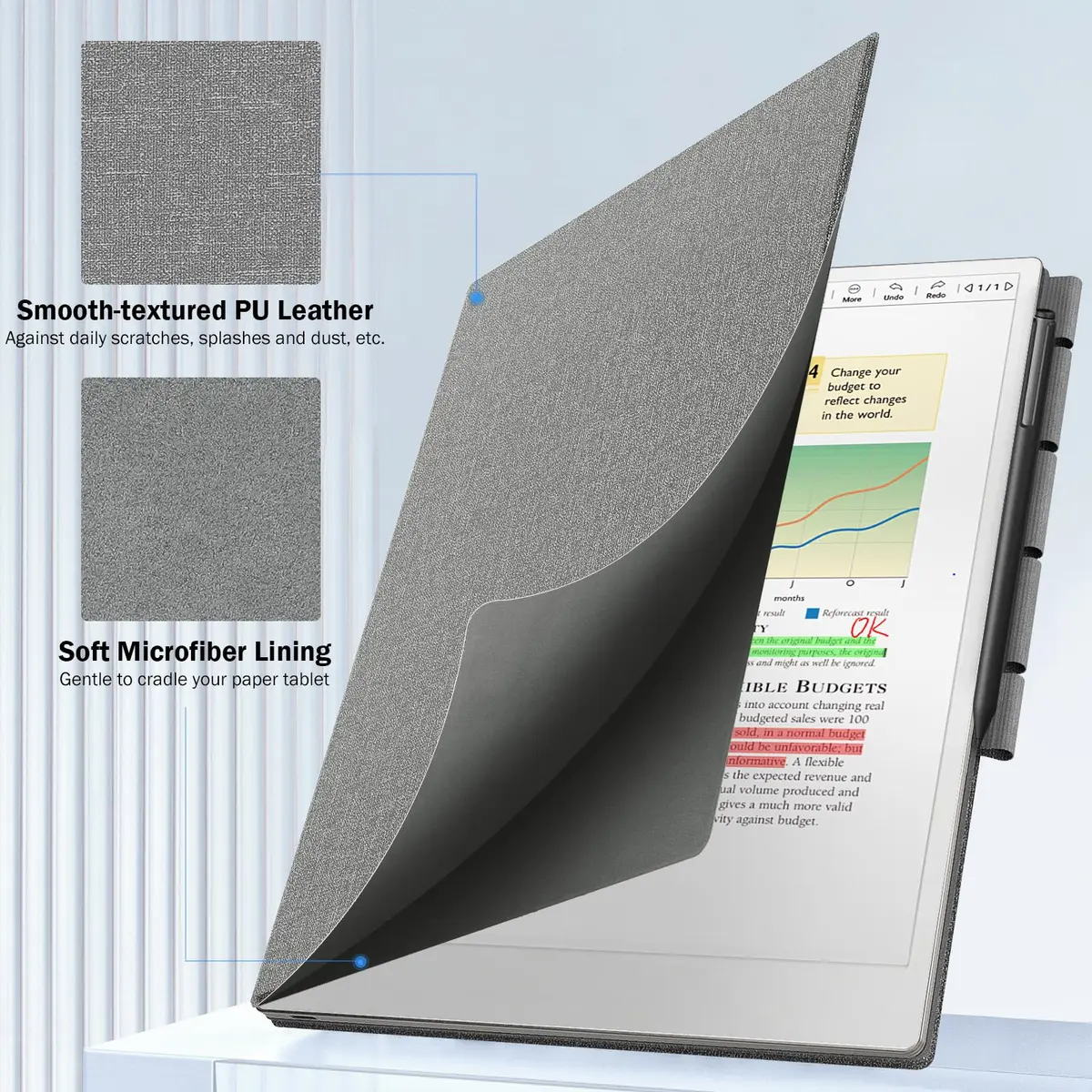 MoKo Case for Remarkable Paper Pro 2024 11.8" | Waterproof, Magnetic & Auto Sleep - view 2