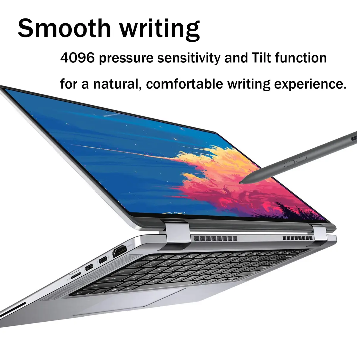 Dogxiong Rechargeable Active Pen PN7522W for Dell Laptops, 4096 Pressure Levels | Stylus Pen for XPS, Latitude, Inspiron - view 5