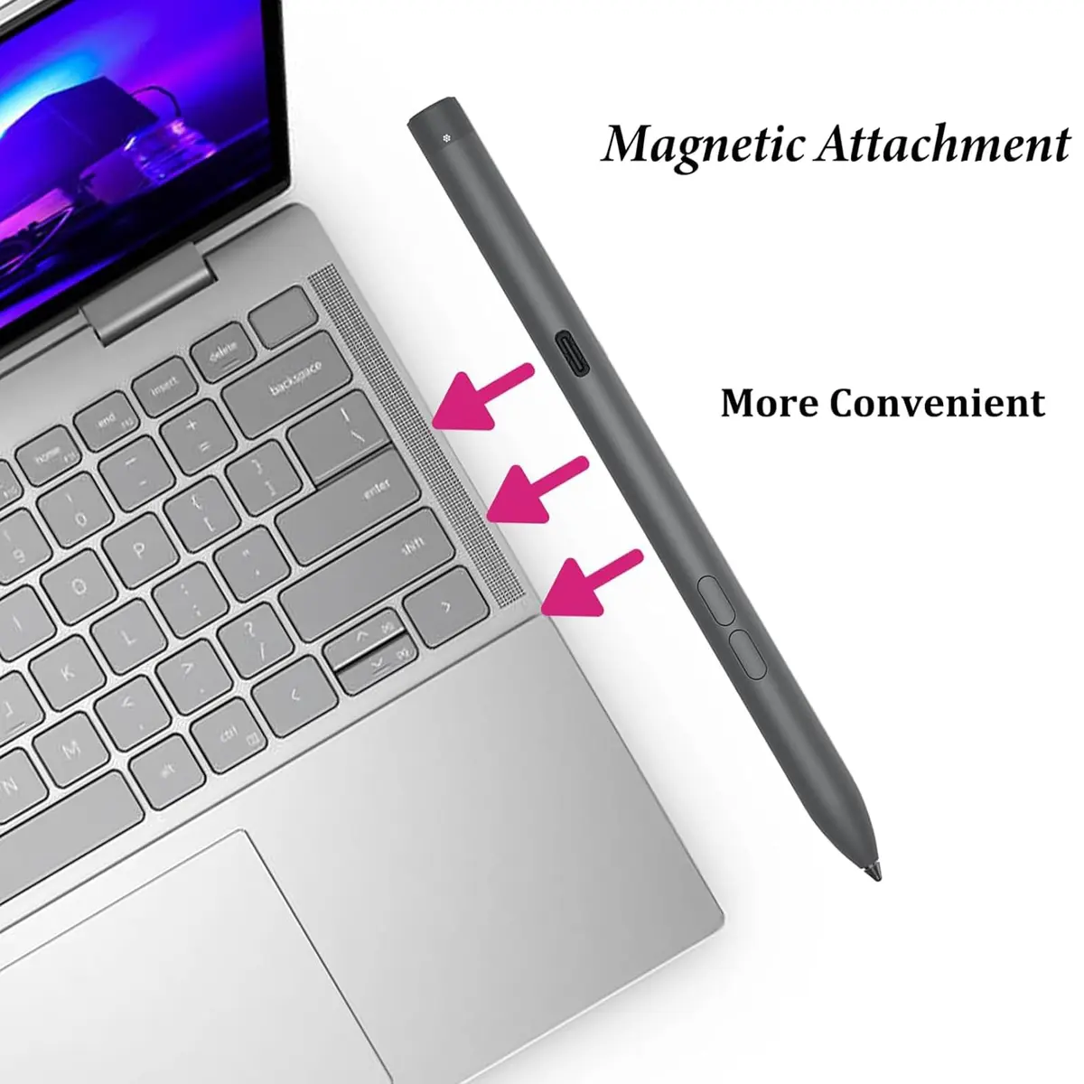 Dogxiong Rechargeable Active Pen PN7522W for Dell Laptops, 4096 Pressure Levels | Stylus Pen for XPS, Latitude, Inspiron - view 6