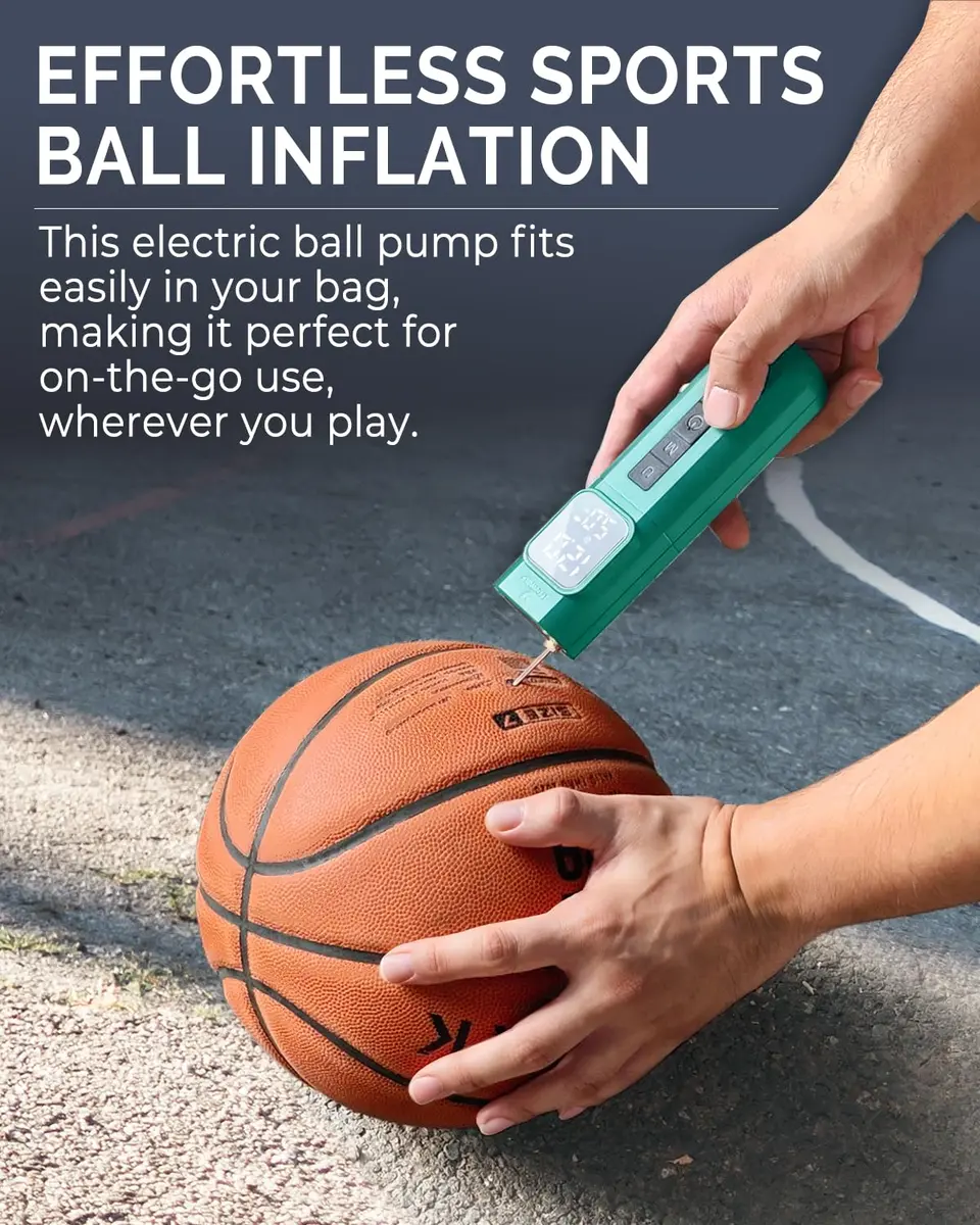 ETENWOLF P200 Electric Ball Pump 2000mAh | Fast, Precise Inflation for Sports Balls - view 2