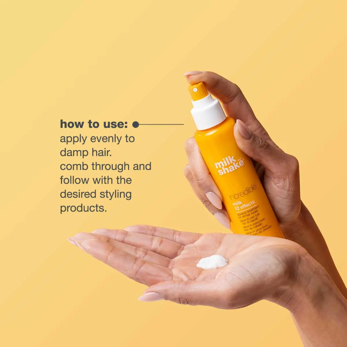 milk_shake Incredible Milk Leave in Treatment 1.8 Fl Oz | Nourishing, No-Rinse Hair Cream for All Hair Types - view 5