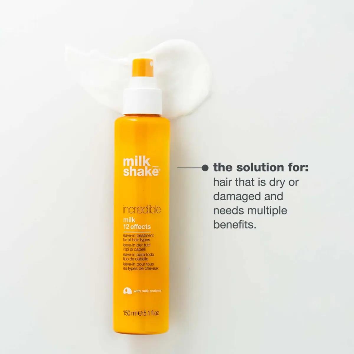 milk_shake Incredible Milk Leave in Treatment 1.8 Fl Oz | Nourishing, No-Rinse Hair Cream for All Hair Types - view 6