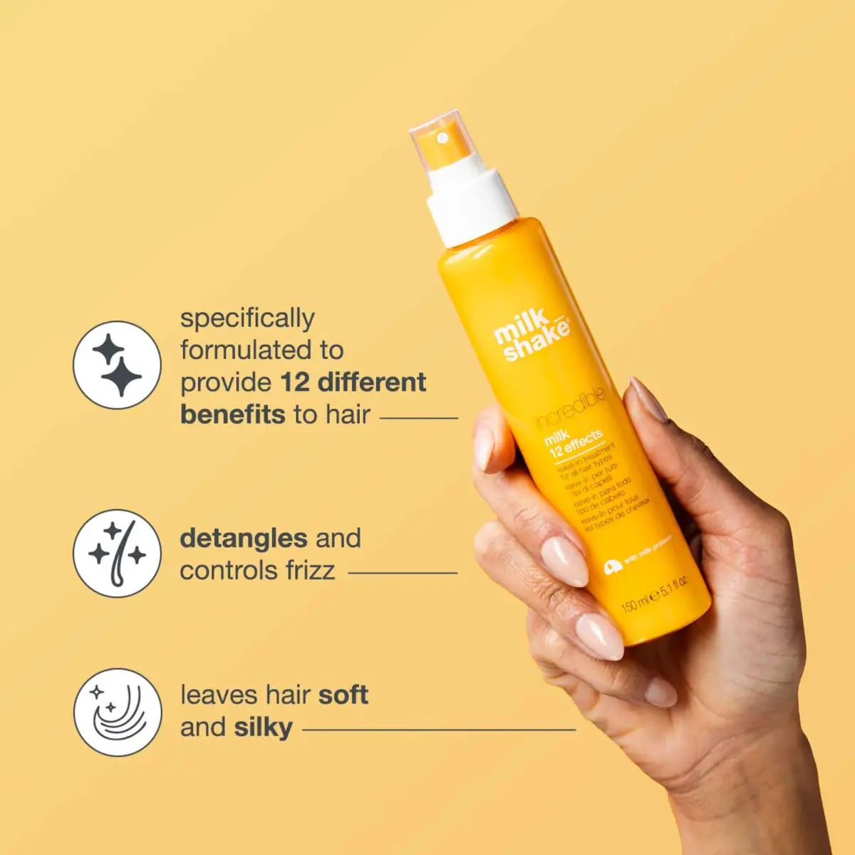 milk_shake Incredible Milk Leave in Treatment 1.8 Fl Oz | Nourishing, No-Rinse Hair Cream for All Hair Types - view 2