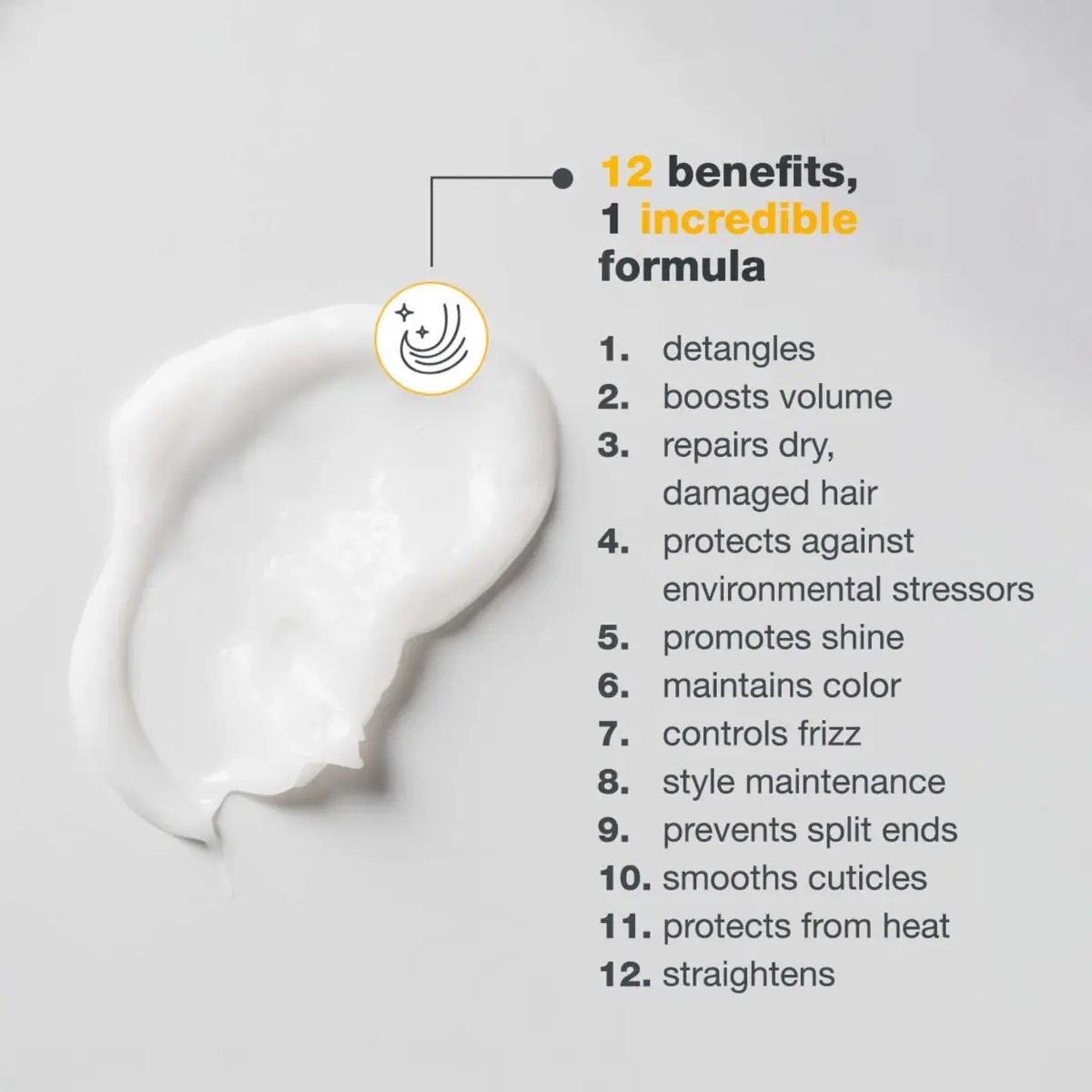 milk_shake Incredible Milk Leave in Treatment 1.8 Fl Oz | Nourishing, No-Rinse Hair Cream for All Hair Types - view 3