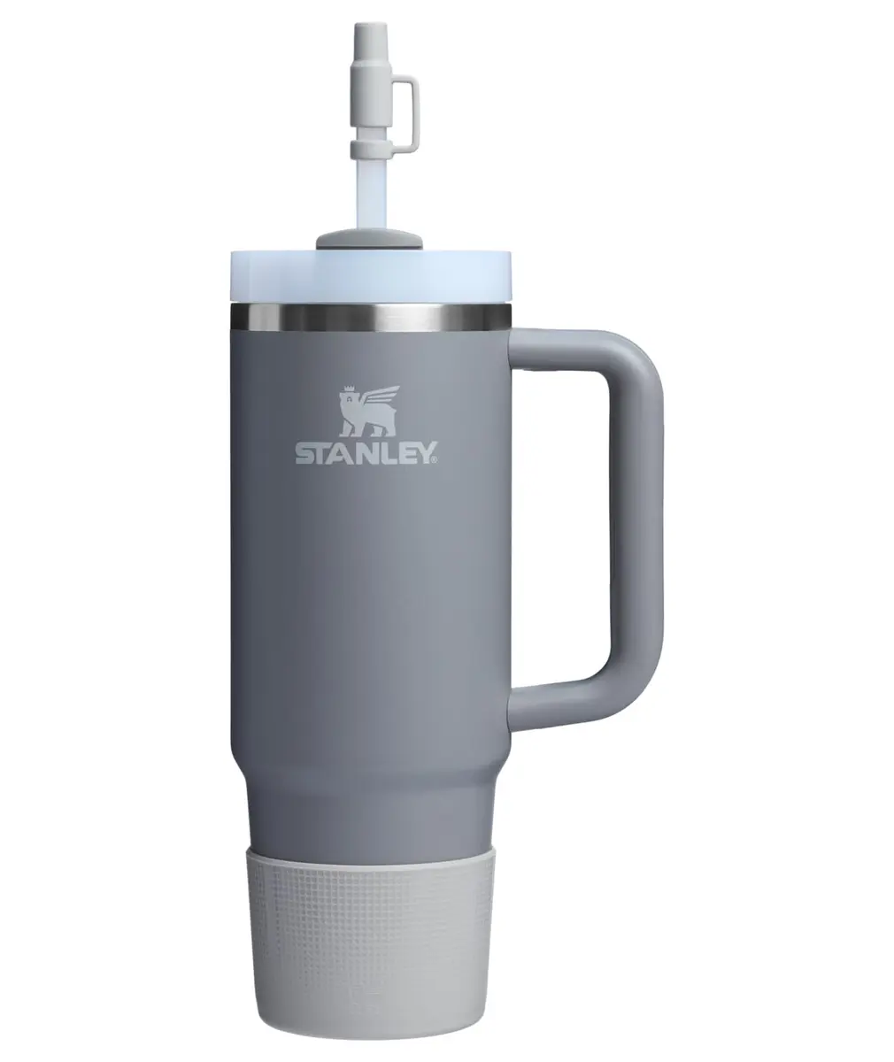 STANLEY Quencher Boot and Straw Cover Set for 20 & 30 oz Tumblers | Ash | Silicone Protector & Straw Cap - view 4