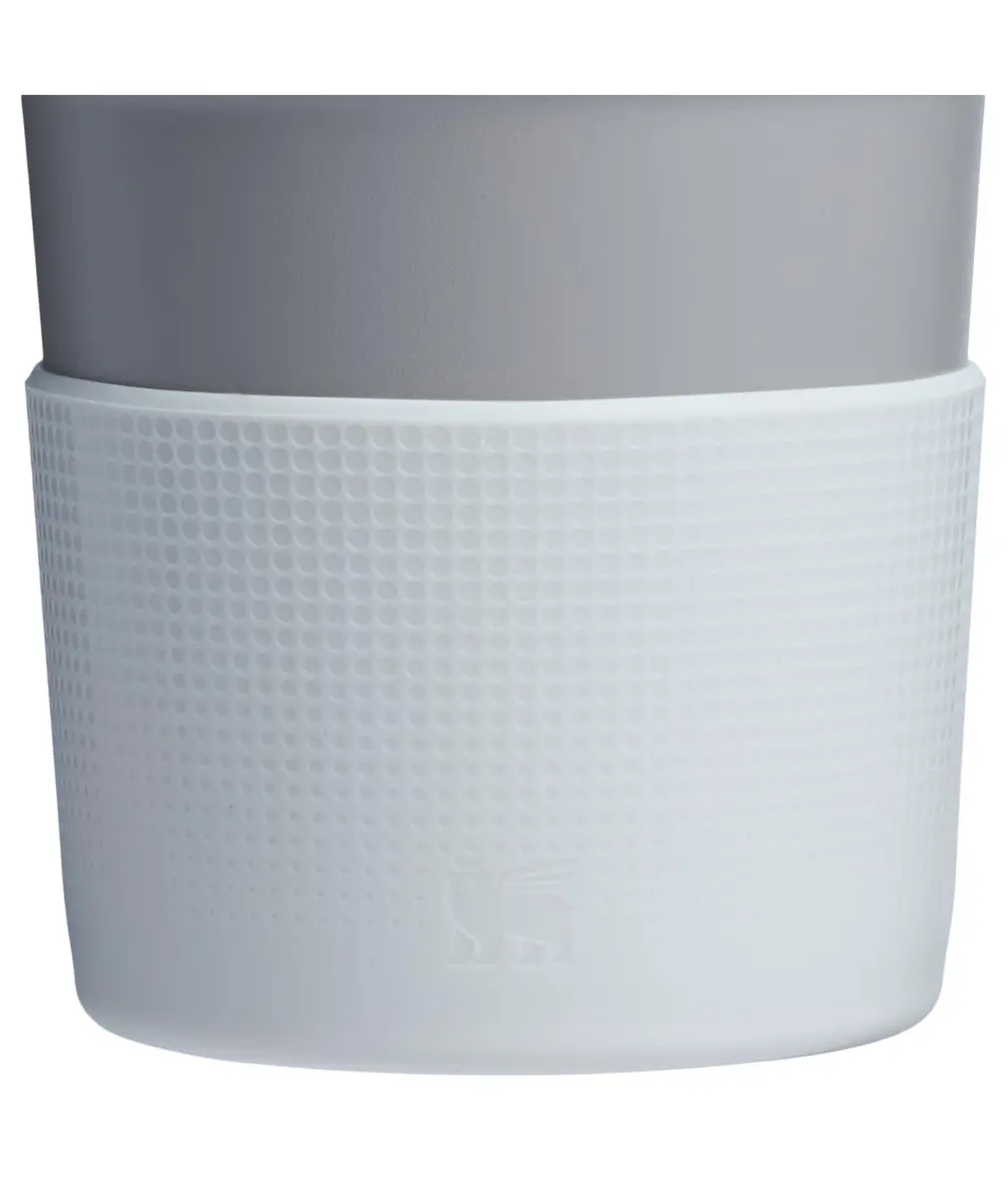 STANLEY Quencher Boot and Straw Cover Set for 20 & 30 oz Tumblers | Anti-Slip Silicone Protector & Dust Cap | Pale Stone - view 3
