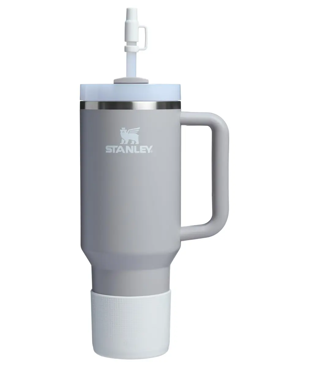 STANLEY Quencher Boot and Straw Cover Cap Accessory Set for 40 oz Tumbler with Handle | Pale Stone - view 4