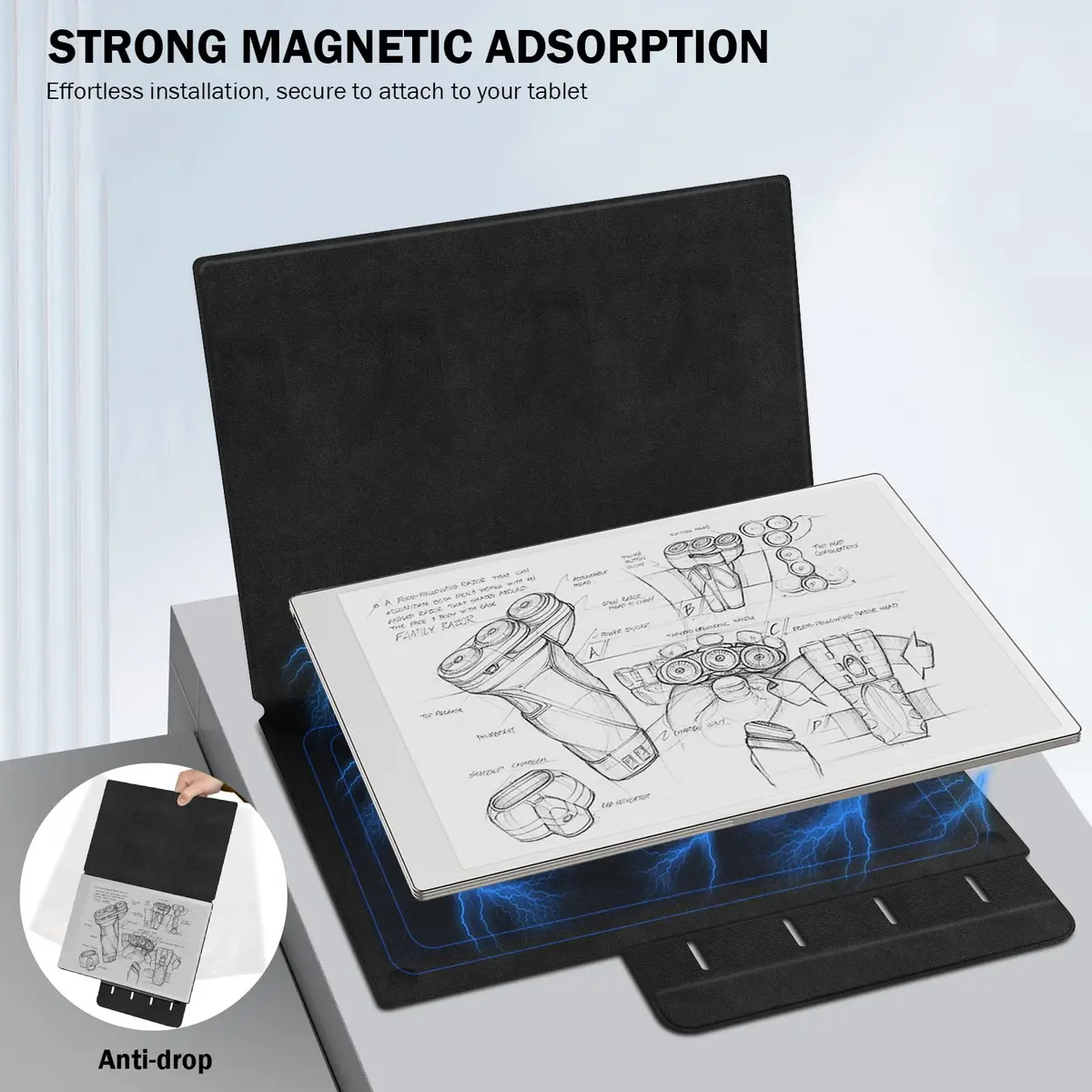 MoKo Case for Remarkable Paper Pro 2024 11.8" | Slim, Magnetic & Auto Sleep/Wake - view 4