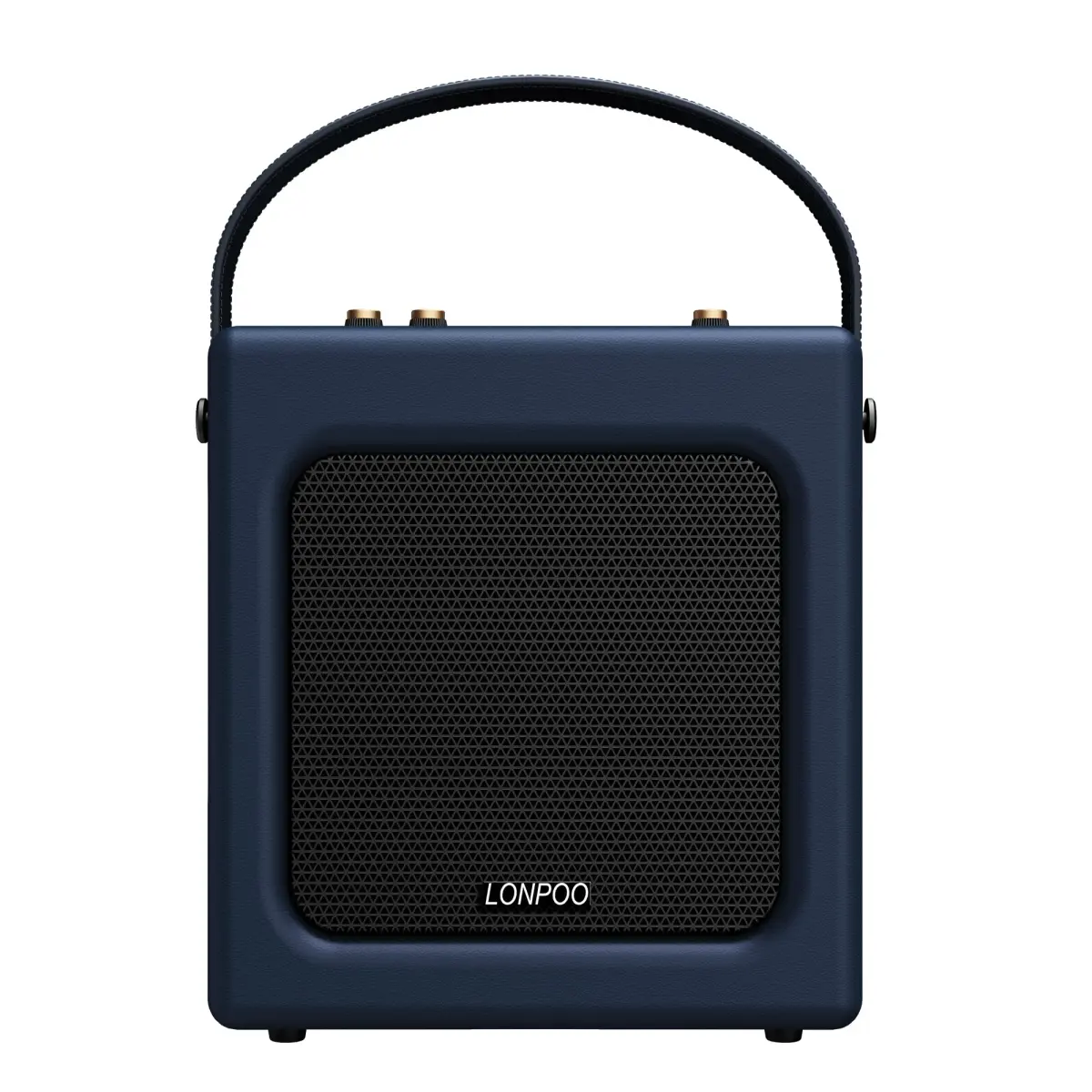 LONPOO Portable Karaoke Machine LP-H01 Navy Blue with Bluetooth & USB Playback | 20 Watts RMS - main product image