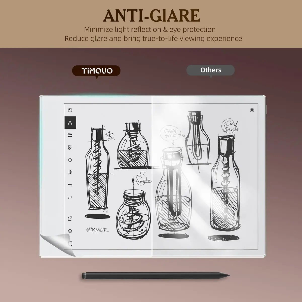 TiMOVO 2 Pack Screen Protector for Remarkable Paper Pro 11.8 inch | Anti-Glare & Scratch Resistant - view 5