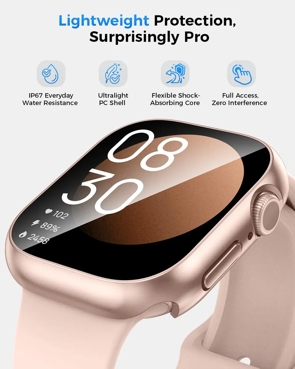 Goton IP67 Waterproof Case with Glass for Apple Watch Series 11/10 46mm | Waterproof & Scratch-Resistant - view 4