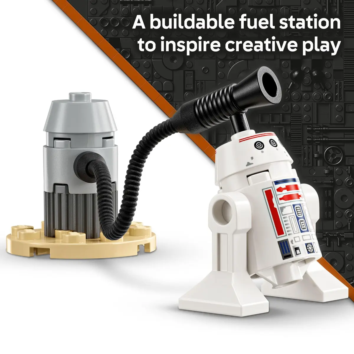 LEGO Star Wars: The Mandalorian Mando and Grogu's N-1 Starfighter Set | Toddler Building Toy for Kids 4+ - view 5
