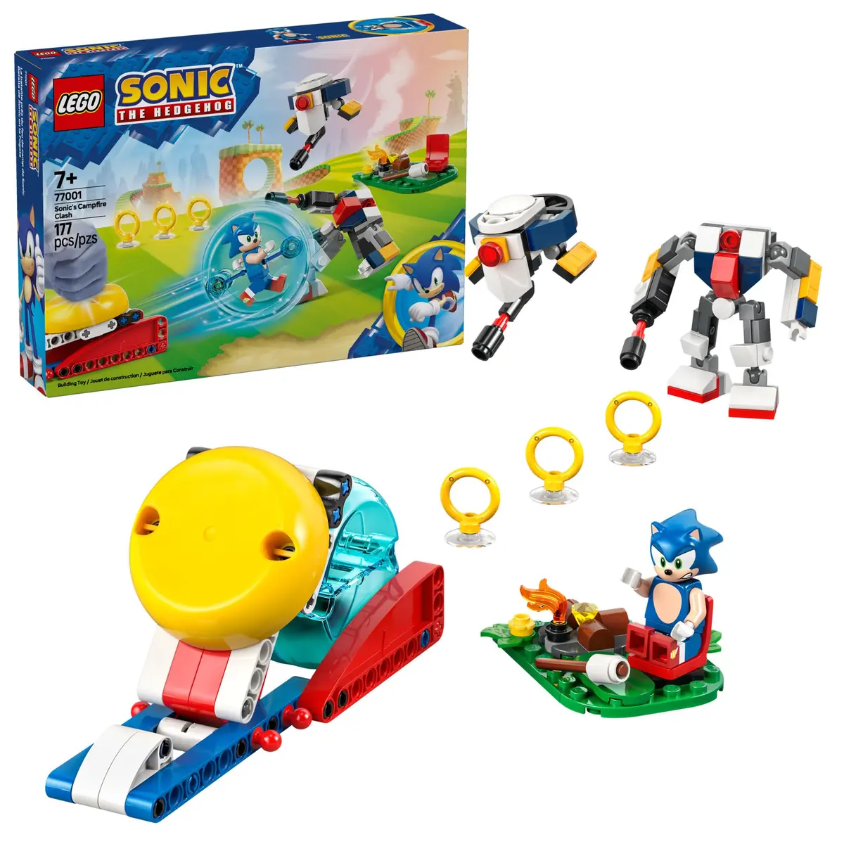 LEGO Sonic the Hedgehog Sonic’s Campfire Clash | Fun Buildable Playset for Kids 7+ - main product image