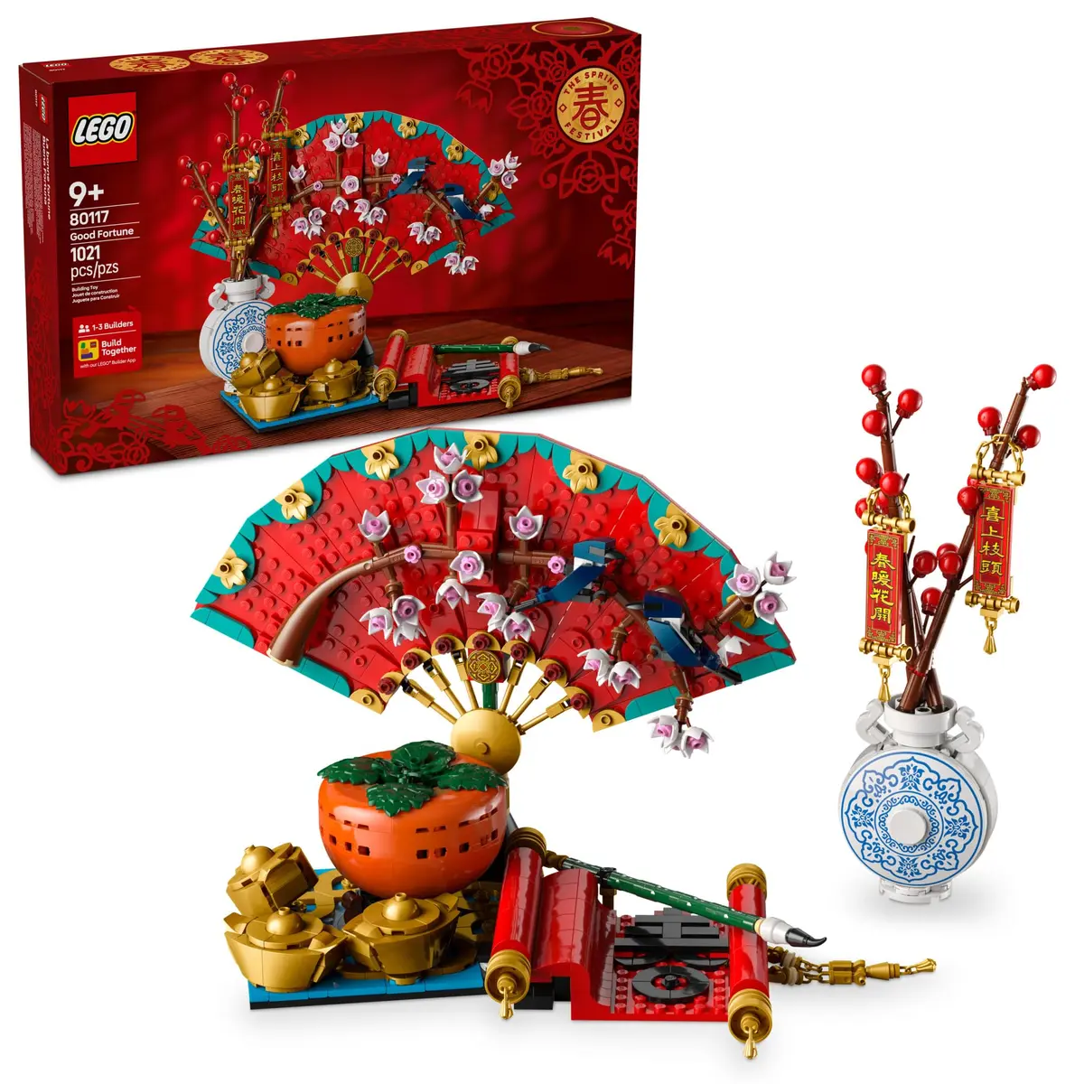 LEGO Spring Festival Good Fortune Building Toy 1021 Pieces | Educational Cultural Gift for Ages 9+ - main product image