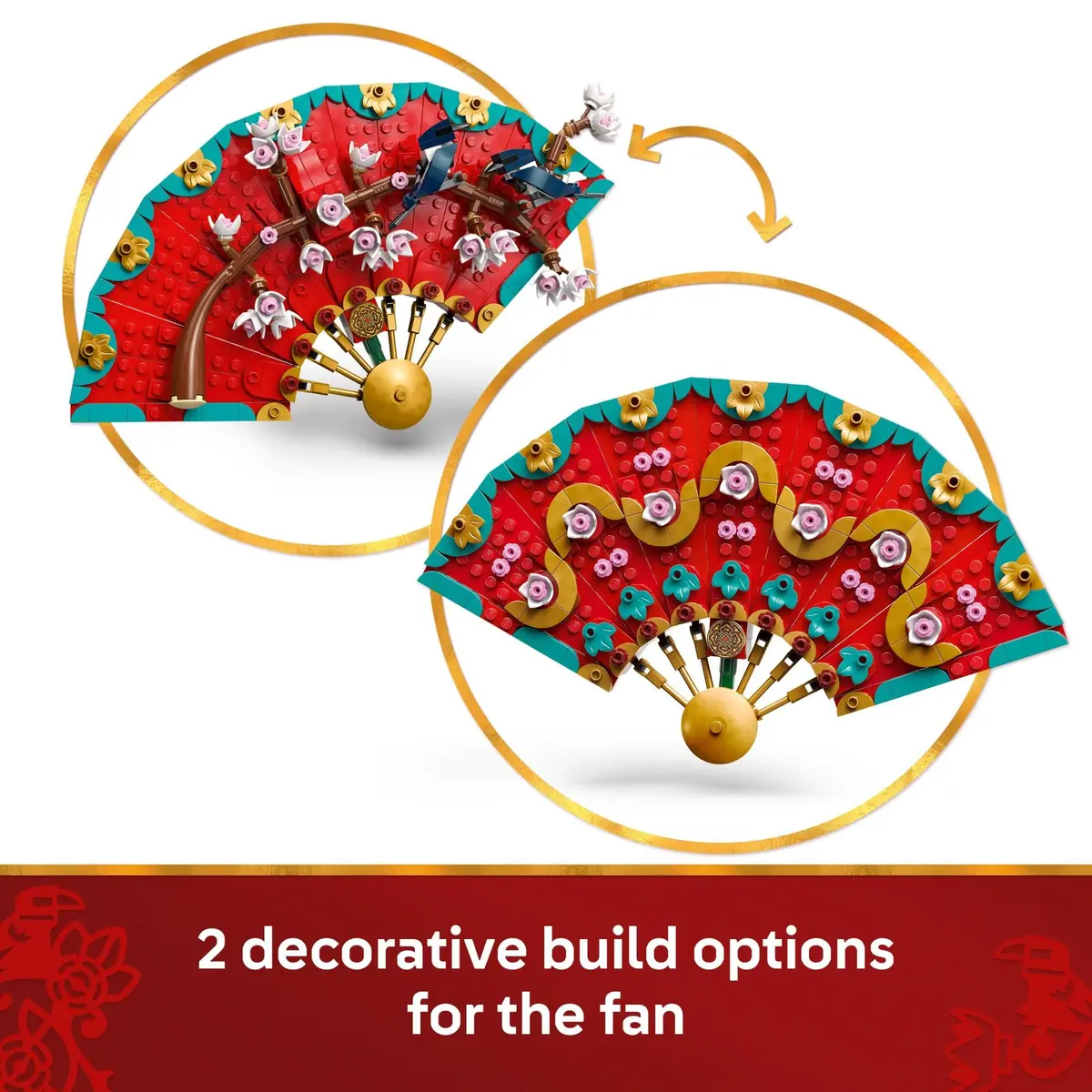 LEGO Spring Festival Good Fortune Building Toy 1021 Pieces | Educational Cultural Gift for Ages 9+ - view 4