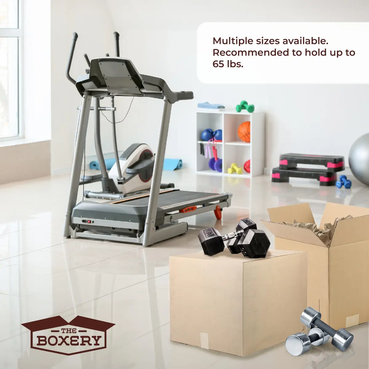 The Boxery Heavy Duty 16 x 12 x 8" Cardboard Boxes 25 Pack | Supports up to 65lbs - view 7