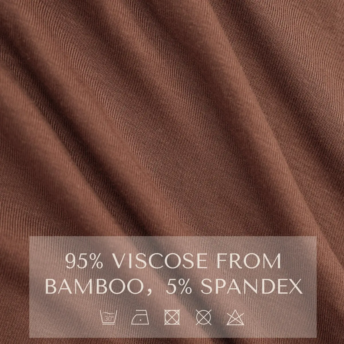 Konssy Rayon Made from Bamboo Nursing Cover Chestnut | Soft, Breathable, Stretchy Poncho for Discreet Breastfeeding - view 4