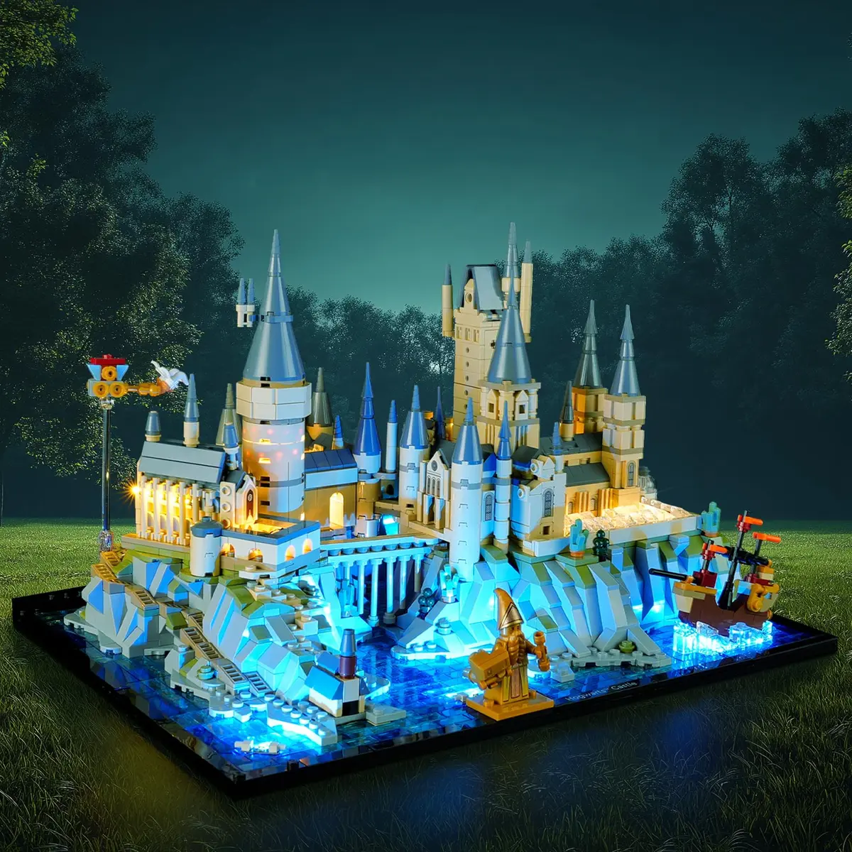 BRIKSMAX Light Kit Designed for LEGO Hogwarts Castle and Grounds | Vibrant LED Effects, Easy Assembly, Safe Materials - main product image