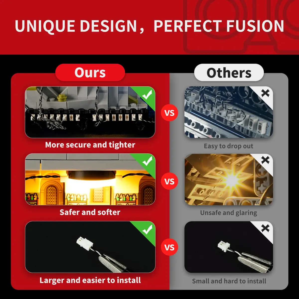 BRIKSMAX Light Kit Designed for LEGO Hogwarts Castle and Grounds | Vibrant LED Effects, Easy Assembly, Safe Materials - view 3