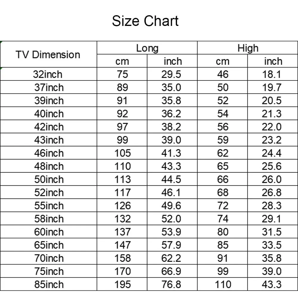 Jonscart Indoor Elastic TV Screen Dust Proof Cover 65 inches | Stretchable Fabric Easy to Use - view 4