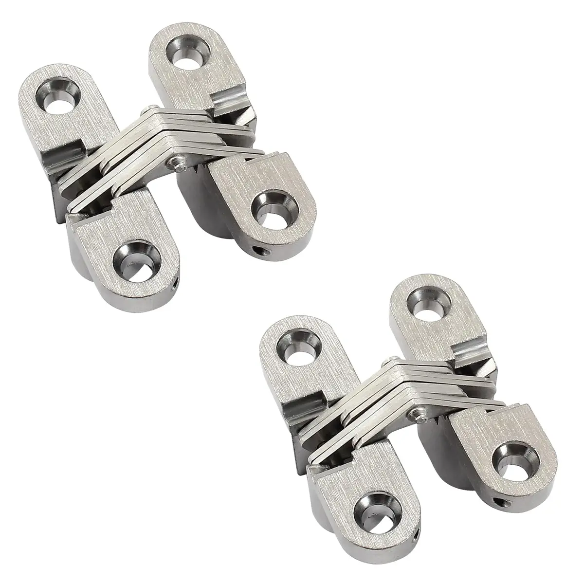 Rierdge 43.5 mm Hidden Hinge | Stainless Steel, 2pcs | Fully Invisible for Cabinets & DIY Projects - main product image