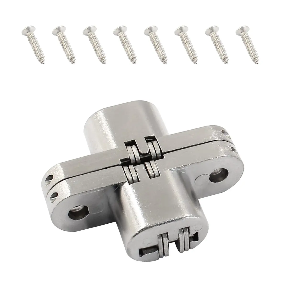Rierdge 43.5 mm Hidden Hinge | Stainless Steel, 2pcs | Fully Invisible for Cabinets & DIY Projects - view 4