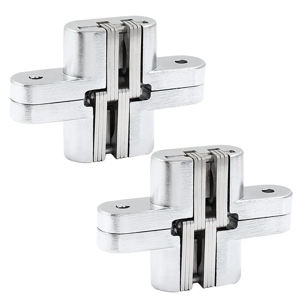 Rierdge 68.5 mm Hidden Hinge, Stainless Steel, 2 pcs | Durable Concealed Cabinet Hardware - main product image