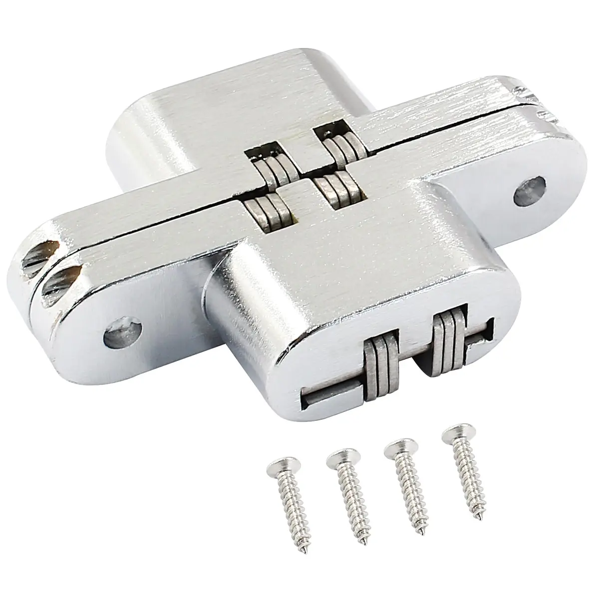 Rierdge 68.5 mm Hidden Hinge, Stainless Steel, 2 pcs | Durable Concealed Cabinet Hardware - view 2