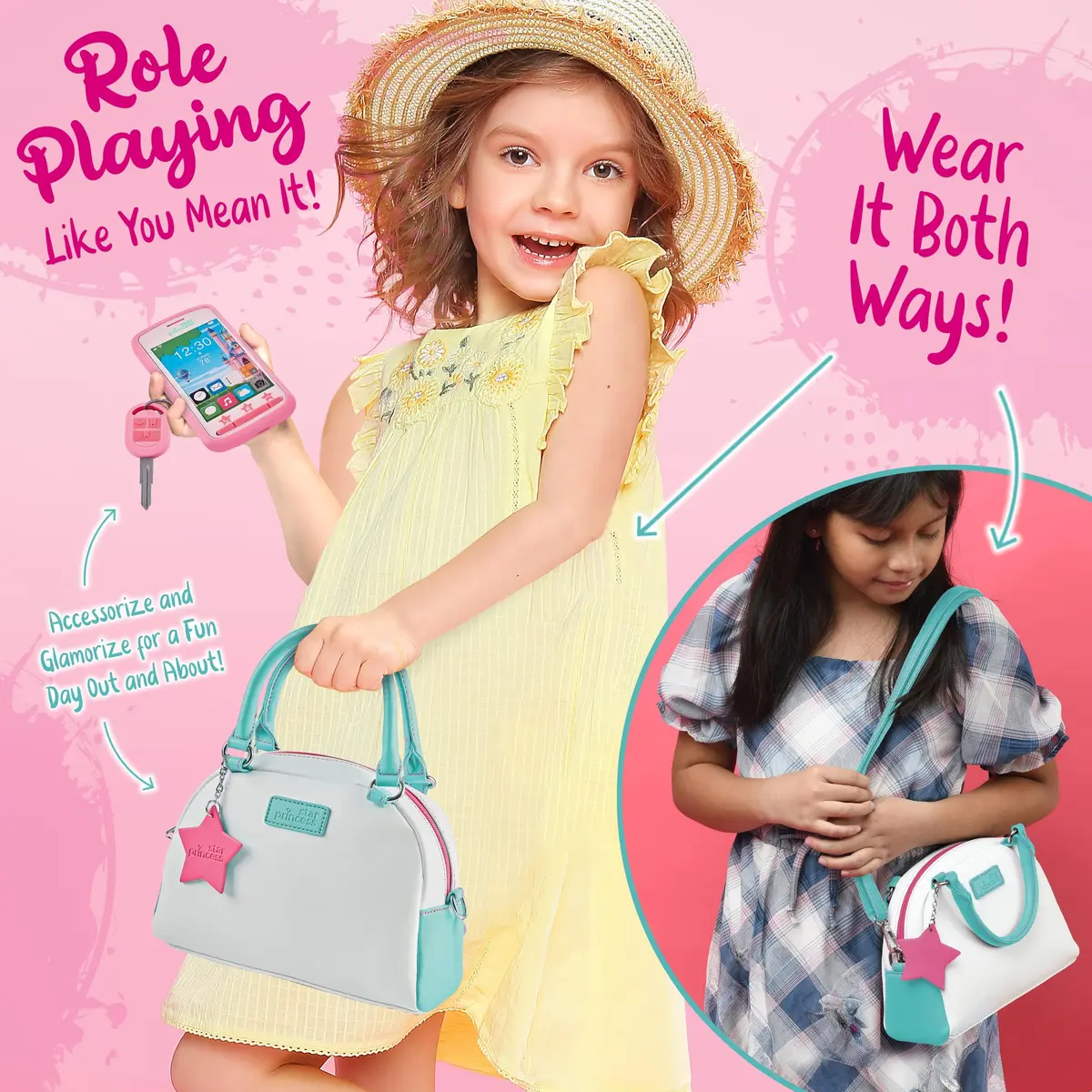 Star Princess Play Purse for Little Girls - Toddler Girl Toys, 3 Year Old Girl Gifts | Pretend Play Accessories - view 5