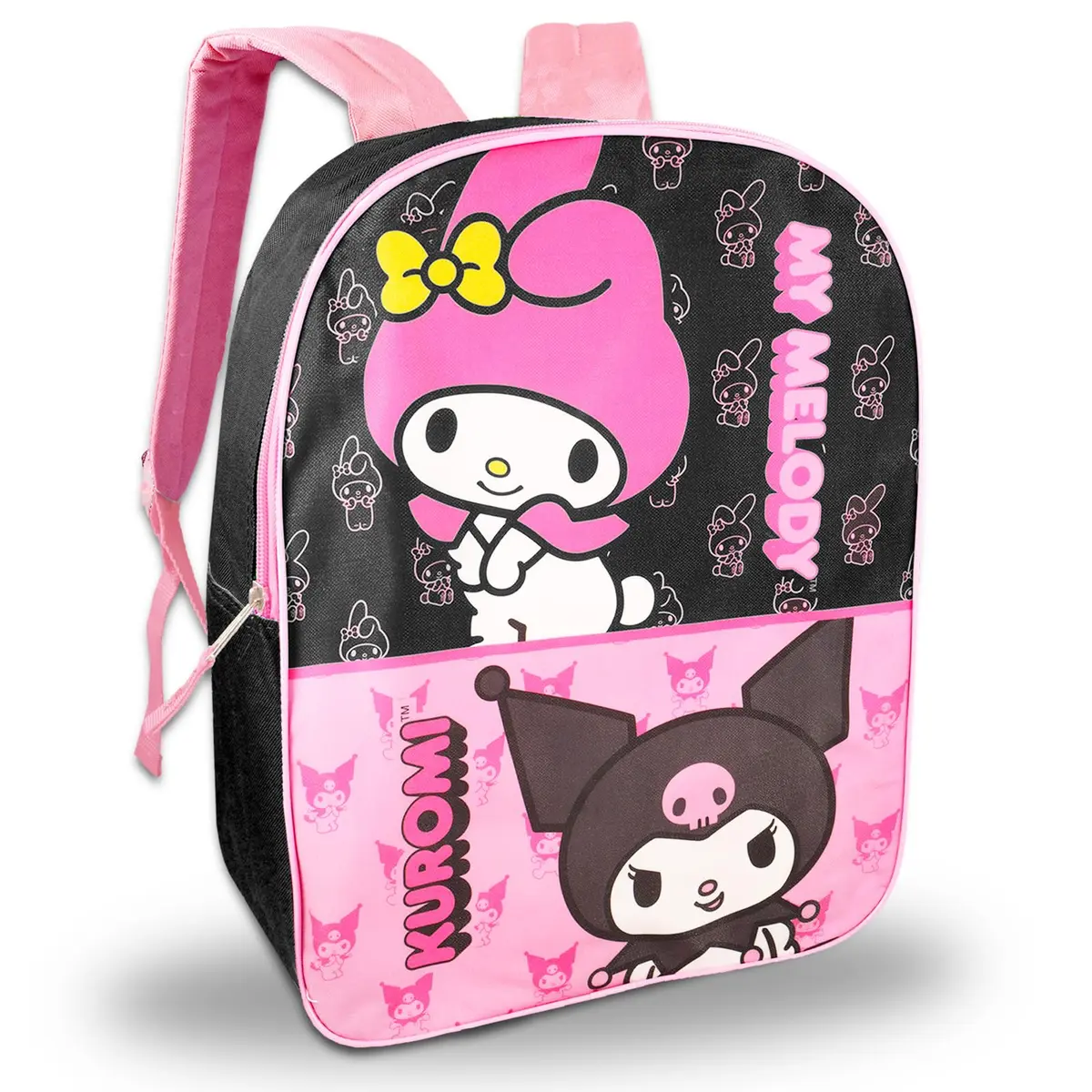 SANRIO My Melody Kuromi Backpack & Lunch Box Set for Girls | 16" School Bundle with Water Bottle & Stickers - view 2
