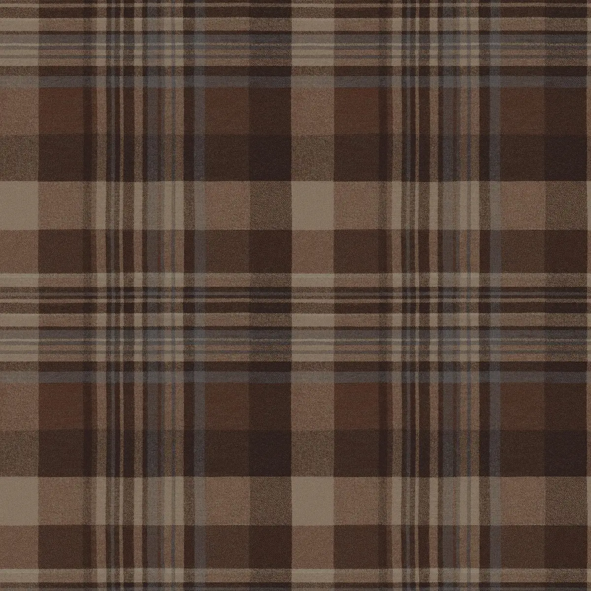 Yellowstone Dutton Plaid Rust Wallpaper 20.5" x 33ft | Durable Prepasted Non-Woven Design - main product image