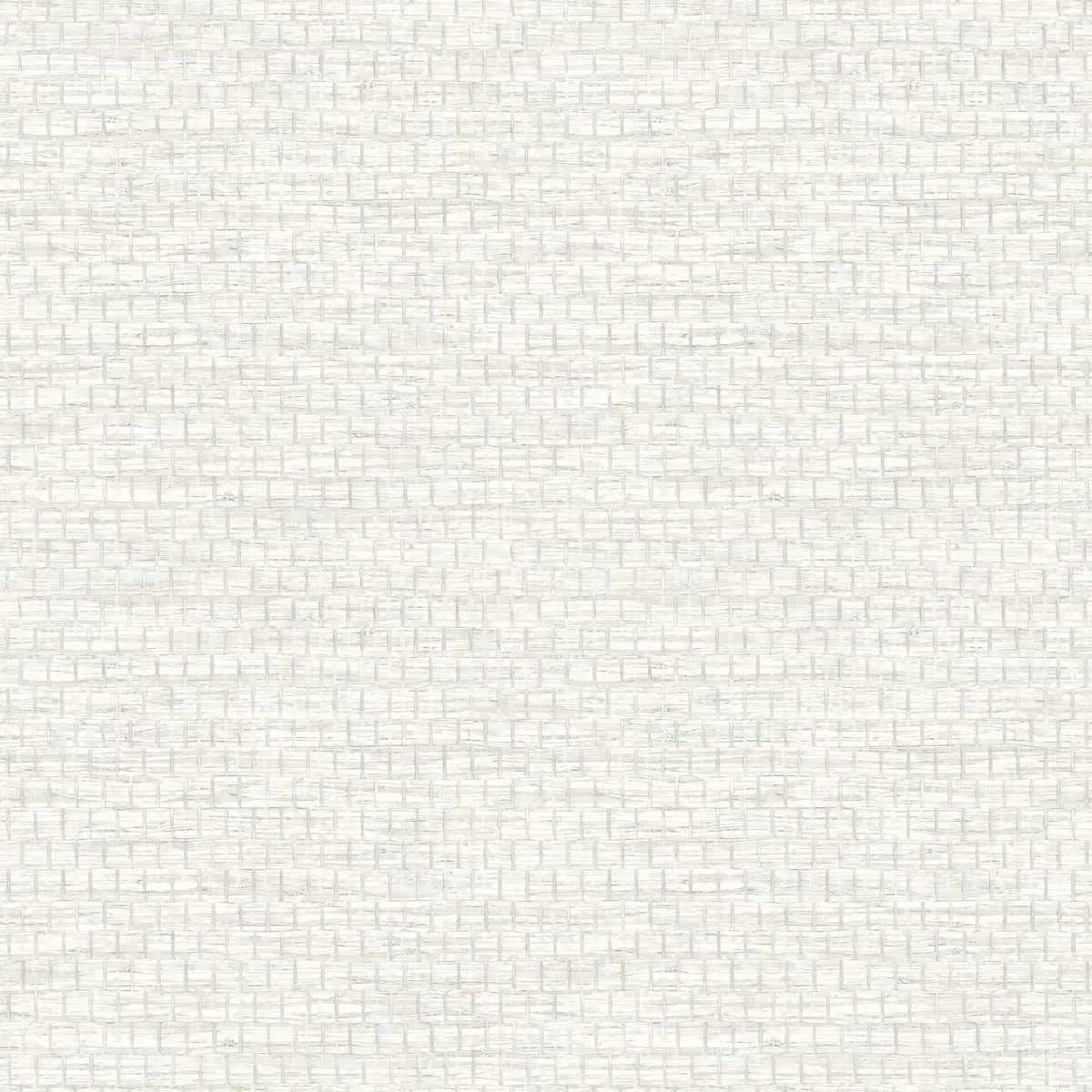 Yellowstone Plaited Grass White Wallpaper 20.5" x 33ft | Textured Basketweave Design - main product image