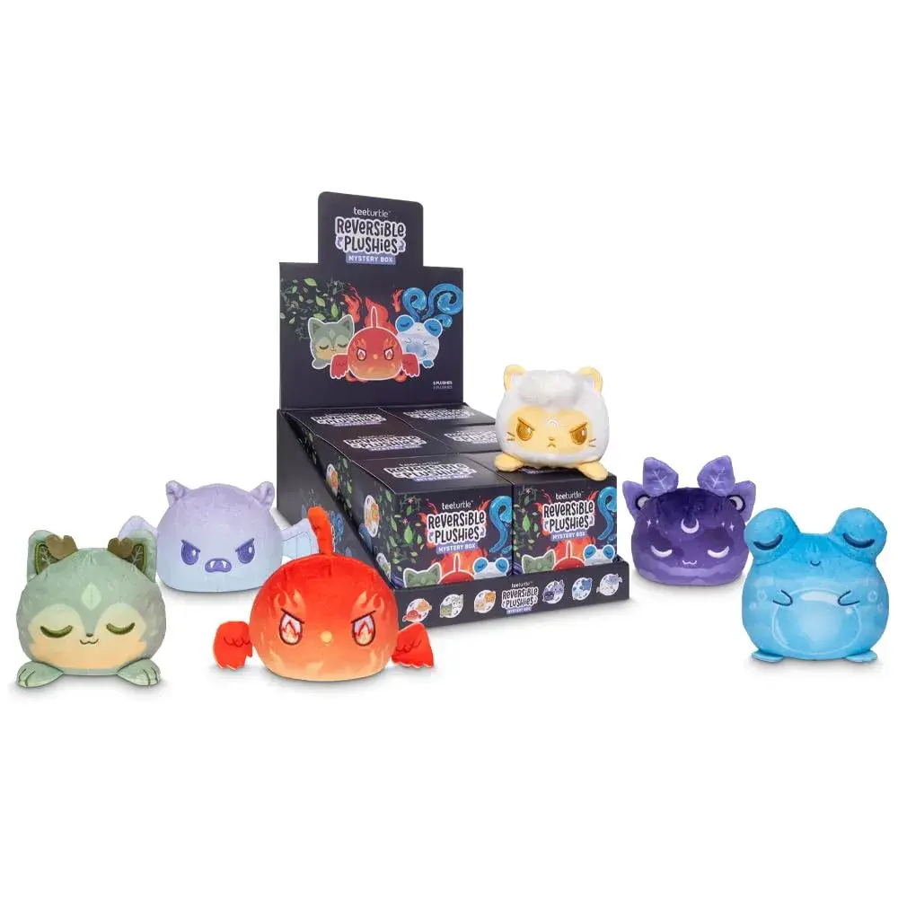 TeeTurtle Elements Series Mystery Box Mini Reversible Plush Toy (3-Inch) - view 2