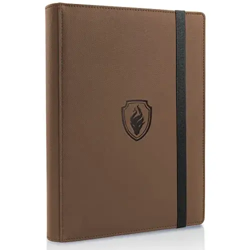 Fabmaker 9 Pocket Card Binder for 540 Cards | Archival Safe & Water-Resistant Trading Card Album - main product image