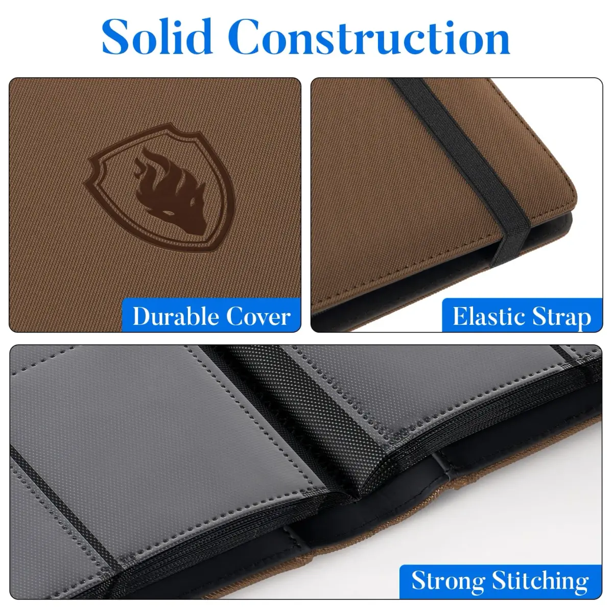 Fabmaker 9 Pocket Card Binder for 540 Cards | Archival Safe & Water-Resistant Trading Card Album - view 2