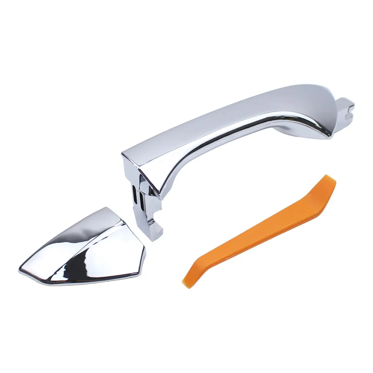 MOTOKU Rear Left Chrome Exterior Door Handle | Compatible with Honda Accord 2008-2012, Stainless Steel Pull Handle - main product image