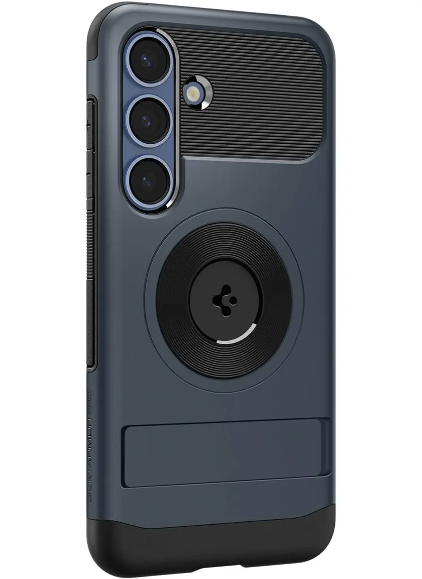 Spigen Slim Armor MagFit Designed for S25 Case (2025) Metal Slate | Military-Grade Protection & MagSafe Compatibility - view 6