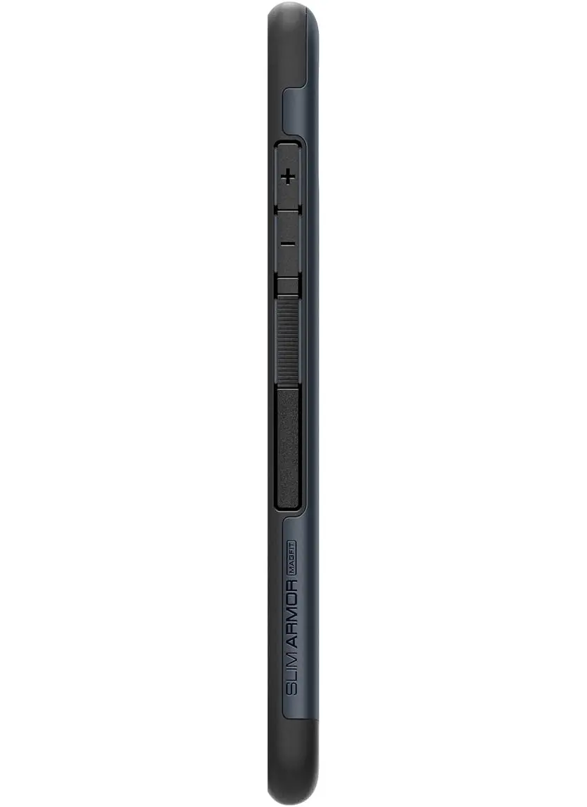 Spigen Slim Armor MagFit Designed for S25 Case (2025) Metal Slate | Military-Grade Protection & MagSafe Compatibility - view 8