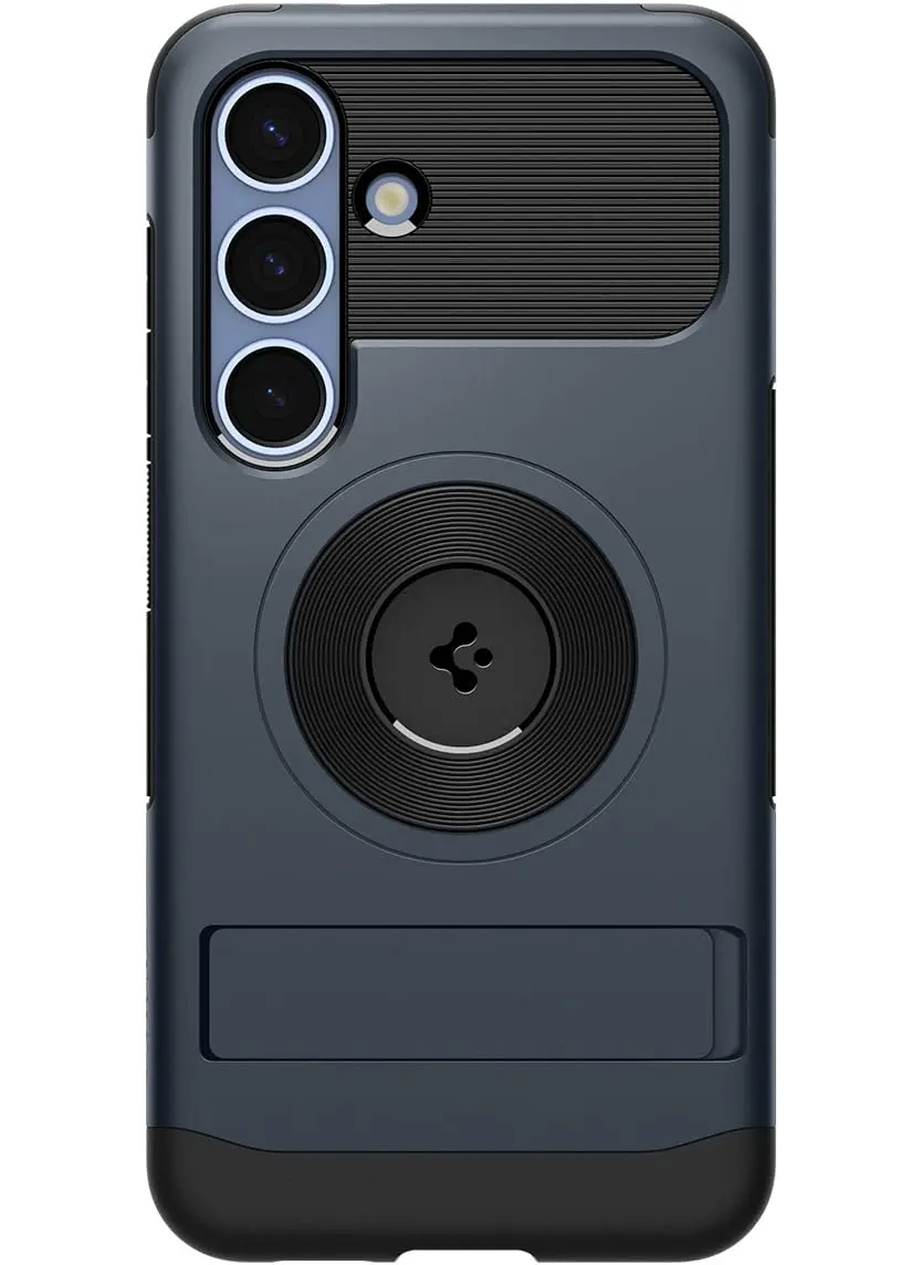 Spigen Slim Armor MagFit Designed for S25 Case (2025) Metal Slate | Military-Grade Protection & MagSafe Compatibility - view 3