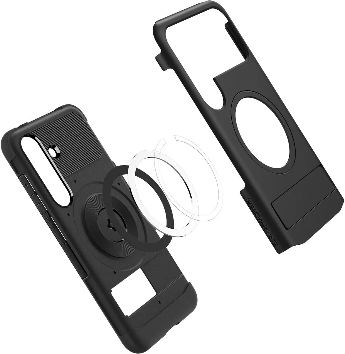 Spigen Slim Armor MagFit Designed for Galaxy S25 | Military-Grade Protection with MagSafe Compatibility - view 4
