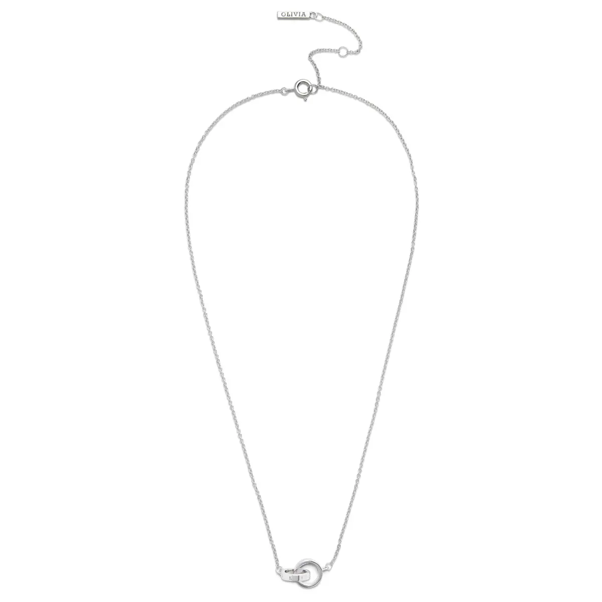 Olivia Burton Necklace Women's Classic Interlink Stainless Steel Hypoallergenic | Everyday Gift for Her - main product image