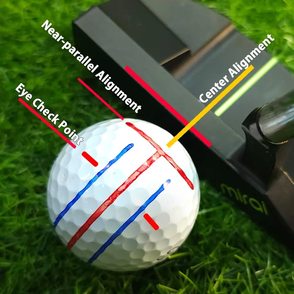 BIRDIE79 T-PUTT 360° Golf Ball Marker Tool, 3 Pens, Gift Box | Precision Alignment & Portable Design - view 6