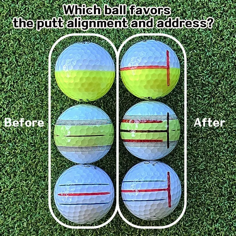 BIRDIE79 T-PUTT 360° Golf Ball Marker Tool, 3 Pens, Gift Box | Precision Alignment & Portable Design - view 4