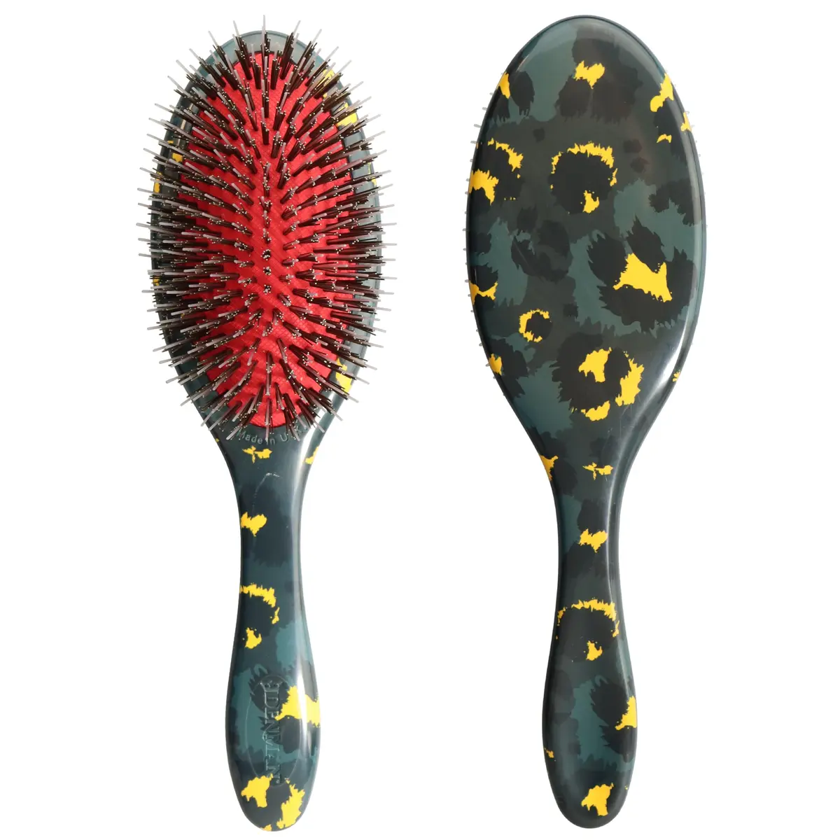 Denman D81M Boar Bristle Hair Brush – Smoothing, Shine & Detangling for All Hair Types | 2.44 in (6.2 cm) Wide - main product image