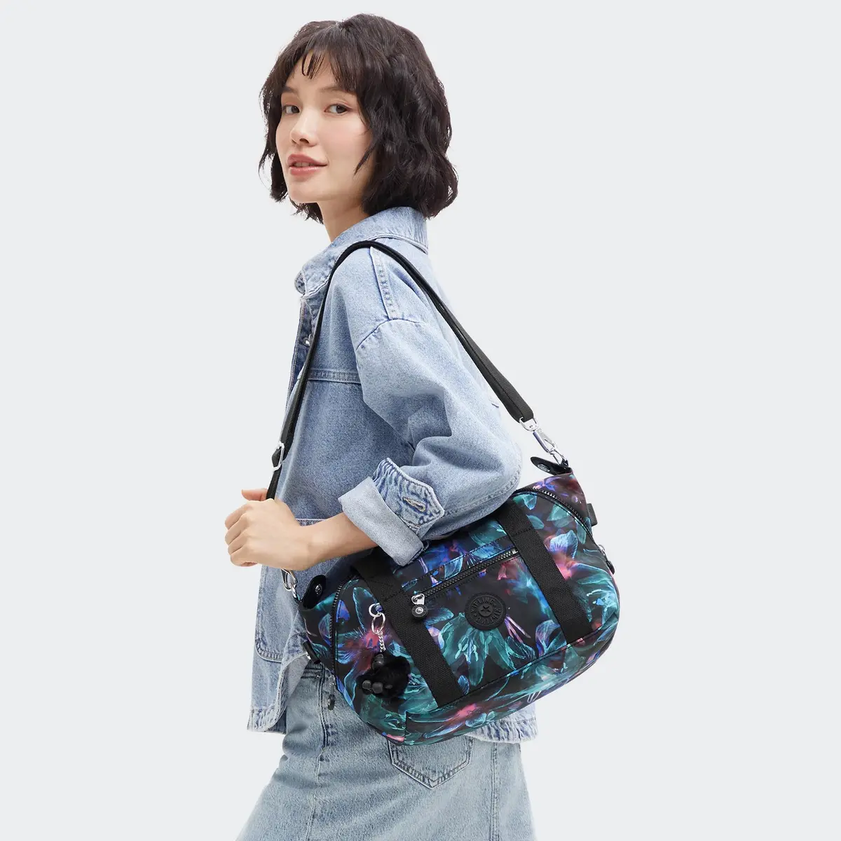 Kipling Women's Art Mini Tote Bag, Lightweight Small Weekender, Travel Handbag | Water-Resistant Nylon, 16L Capacity - view 2