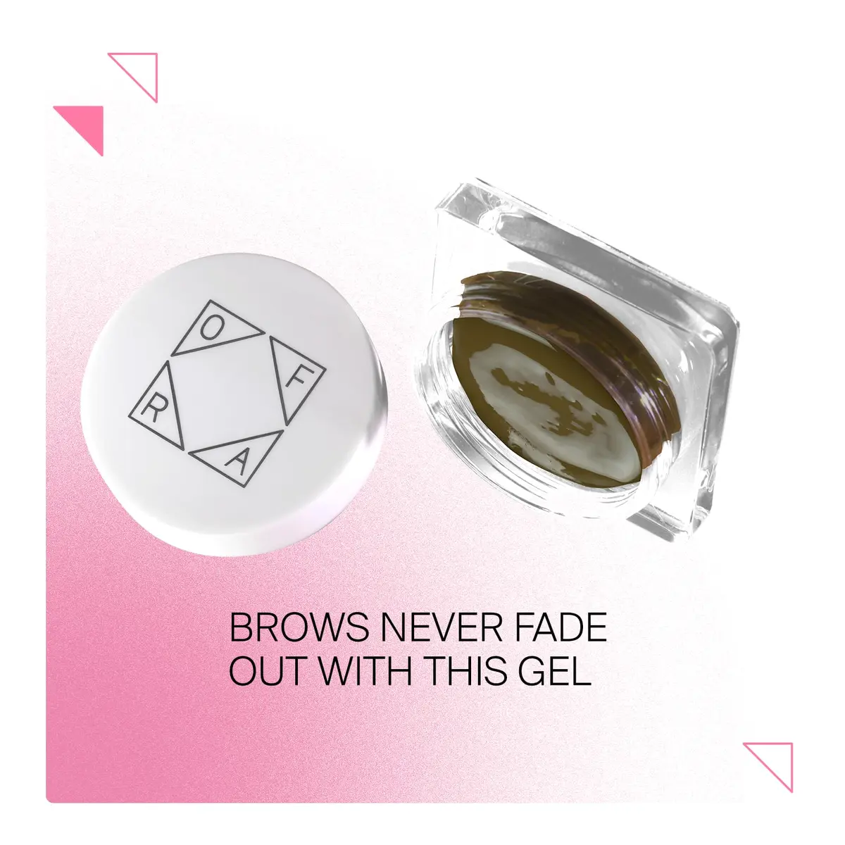 Ofra Eyebrow Gel - Khaki - Semi-Permanent Brow Gel, Waterproof 5g | Flawless, Long-Lasting & Nourishing - view 6