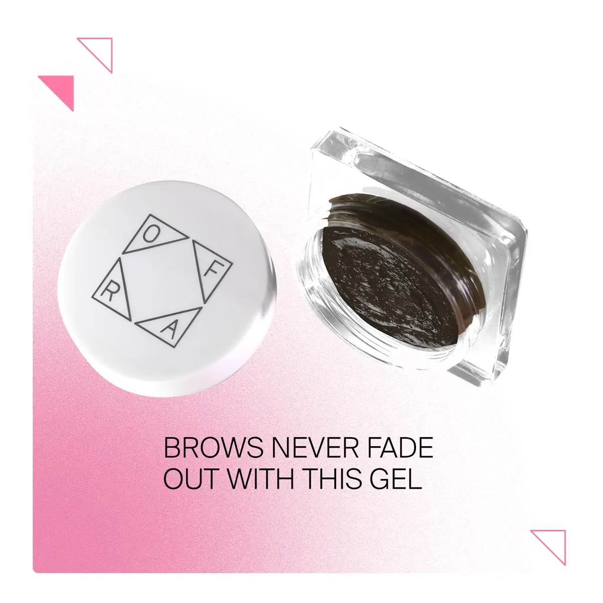 Ofra Eyebrow Gel - Dark Brown | Waterproof Semi-Permanent Brow Filler, 5g - view 6